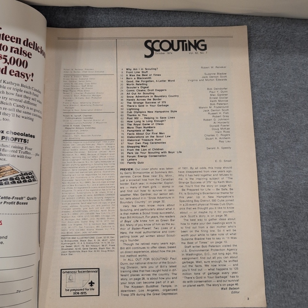 Scouting Magazine Collection Lot of 6 Vintage Issues 1970s - Picture 4 of 7